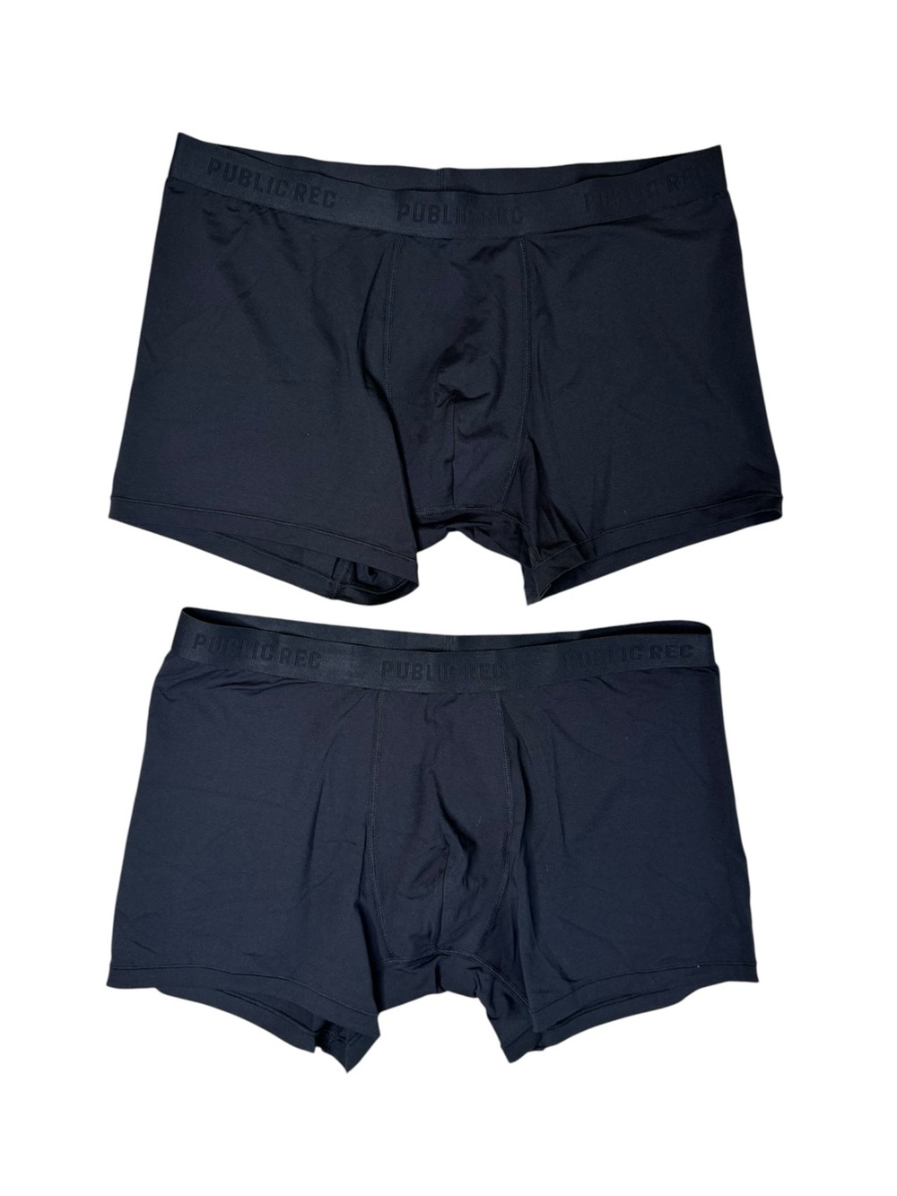 Lot of 2 Public Rec Flex Boxer Briefs Underwear Black Men's Size XL